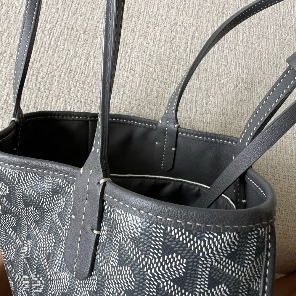 GOYARD 
Goyardine Reversible Mini Anjou Grey 2024 - Picture 6 of 16